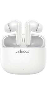 ADESSO Xtream T2 Bluetooth Wireless Earbuds with ANC and Built-in Microphone