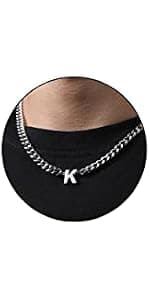 DuoDiner 18+2" Cross Necklace for Men Boys Christian Confirmation Gifts B0B96PLBQQ