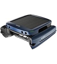 (2025 Upgrade) Beatbot iSkim Ultra 24/7 Cleaning Solar Powered Pool Skimmer with Water Clarification System & APP Control, Voice Broadcast, Dual Charging Options, Edge & Corner Cleaning, Blue