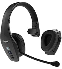 96% noise canceling headset for truck drivers; padded comfort, 24 hr talk time BlueParrott B450-XT Bluetooth Headset B087R97MM2