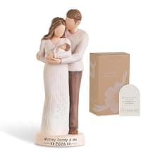 Hand-Painted Shoulder-Ride Sculpture in Gift Box for Father's Day, Birthdays, Christmas, Weddings and Home Display Storieme Father Daughter Figurine, Gift for Dad Birthday from Daughter B0F8V8VJNH