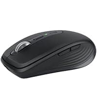 Logitech MX Anywhere 2S Bluetooth Edition Compact Wireless Mouse, No USB Receiver - Use On Any Surface, Hyper-Fast Scrolling, Rechargeable, Control Up to 3 Apple Mac and Windows Computers and Laptops