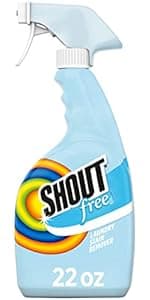 Shout Advanced Grease Busting Foam, Laundry Stain Remover, Oil and Grease Stain Remover for Clothes Laundry; Works on motor oil, bike grease, cooking oil, and more! 18oz Can