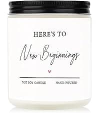 Niyewsor 50th Birthday Gifts for Her Him, Fifty Birthday Candle, 1975 50th Birthday Decorations for Women Men, 50 Year Old Bday Gifts for Friend, Sister, Mom, Dad, Handmade, 7oz