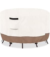 Patio Chair Covers Waterproof Heavy Duty Patio Furniture Covers, 33W x 35D x 36H Inches Swivel Outdoor Chair Cover 2 Pack (Beige)