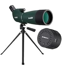SVBONY SV28 Spotting Scopes with Tripod, Angled 25-75x70mm Spotter Scope with Phone Adapter, Waterproof Fogproof Spotting Scope for Bird Watching, Target Shooting, Wildlife Viewing