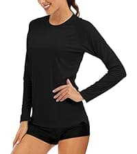 MAGCOMSEN Women's UPF 50+ Lightweight Athletic Jacket Sun Protection Full Zip Long Sleeve Shirts Hiking Outdoor Pockets