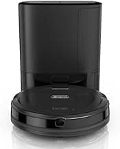 Shark Robot Vacuum with Self-Empty Base, Bagless Auto-Empty System with Up to 45-Day Capacity, Smart LiDAR Navigation, Object Avoidance, Strong Suction for Carpets and Hard Floors, Black