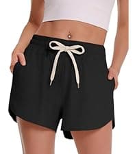 CAMPSNAIL Workout Biker Shorts Women - 3"/5"/8" High Waisted Tummy Control Spandex Booty Volleyball Shorts for Yoga Dance