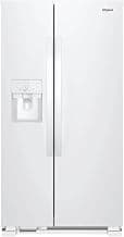 Whirlpool WRS321SDHW 21 cu.ft. White Side-by-Side Refrigerator