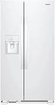 Whirlpool WRS321SDHW 21 cu.ft. White Side-by-Side Refrigerator