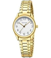 HOLSTOUR Watches for Women Vintage Bracelet Roman Dial Rectangular Case Gold Watch Waterproof with Tools