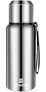 Stainless Steel Thermo 500ml/16.9oz Vacuum Insulated Bottle with Cup for Coffee Hot drink and Cold drink water flask.(Pink,Single)