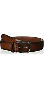 Perry Ellis Men's Portfolio Braided Leather Belt