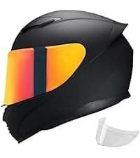 Full Face Motorcycle Helmet WS-607 DOT Approved Motorbike Racing Street Bike Helmets for Adults with Visor