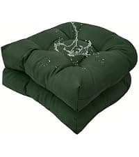 1 Pack Patio Chair Cushion, Rocking Chair Cushion Overstuffed Seat Back Cushion Pad for Outdoor Indoor, Navy Blue
