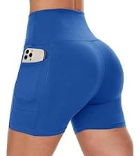 CAMPSNAIL Workout Biker Shorts Women - 3"/5"/8" High Waisted Tummy Control Spandex Booty Volleyball Shorts for Yoga Dance