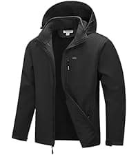 33,000ft Packable Rain Jacket Men's Lightweight Waterproof Rain Shell Jacket Raincoat with Hood for Golf Cycling Windbreaker