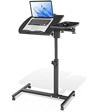 Magshion Ergonomic Office Desk Chair, Mid-Back Mesh Computer Chair, Swivel Chair with Breathable Backrest & Lumbar Support, Adjustable Height for Gaming, Work, Study, 300 Lbs Capacity, Black