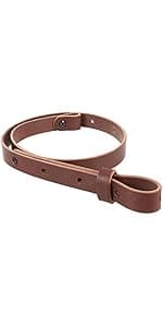 Nohma Leather Men's Leather Belt, Made in USA, Full-Grain Leather, Casual Everyday Wear Belts, Amish Handmade 1.5" Width