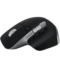 Logitech MX Anywhere 2S Bluetooth Edition Compact Wireless Mouse, No USB Receiver - Use On Any Surface, Hyper-Fast Scrolling, Rechargeable, Control Up to 3 Apple Mac and Windows Computers and Laptops