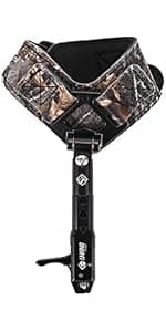 LWANO X1 Compound Bow Thumb Bow Release, 3&4 Finger Grip Adjustable Archery Release Aids