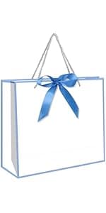 QLSKO 40th Birthday Keepsake Gift Paper Bag for Her Anniversary Party Present Shopping Tote Bags Women 40 Year Old Decorations Idea (1985 40th, Medium (Pack of 1))