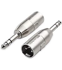 Cable Matters 6.35mm (1/4 Inch) TRS to XLR Cable - 6ft, Male to Male XLR to TRS Cable, Black - Not for Microphone Use