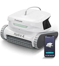 2025 Chasing Hydro 3 Robotic Pool Cleaner for Inground/Above Ground Pools, 150W Cordless Pool Vacuum, Max 200min Runtime, 4.1L Filter Basket, Auto Waterline/Wall Cleaning, Max 1076 sq.ft Coverage