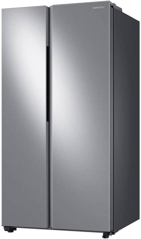 Samsung 28 cu. ft. Smart Side-by-Side Refrigerator with Large Capacity, Stainless Steel, RS28A500ASR/AA