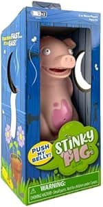 Pigs on Trampolines Board Games – Family Game, Kids Games, Multi-Player, Board Games for Family Night, Preschool Toys, The Muddiest Pig Wins The Game, Hand-Eye-Coordination Game, Ages 6+