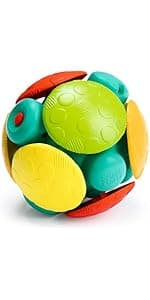 Bright Starts 3-in-1 SuperSeat Playful Paradise, Baby Activity Seat with Toys, Snacking Tray, Booster Seat, BPA Free Tray, Unisex, 6 Months +