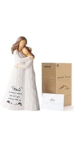 Mom Birthday Gifts,Mom Gifts from Daughters,5.5'' Mother and Daughter Figurine,Meaningful Gift for Mama on Birthday and Mother's Day (Mom Gifts)