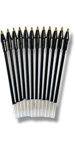 The USA Made Pocket Pen – 8 Pack – compact, affordable, lightweight, EDC black ink ballpoint pen – waterproof and floats – carries small, writes big (Flat Dark Earth)