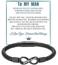 Gifts for husband Boyfriend I Love You Gifts for Him Her Wife Girlfriend Mens Stocking Stuffers, Gift Box, Engraved Keyring Boyfriend Keychain Husband Anniversary Christmas Valentines Birthday Gifts B0DSS766P4