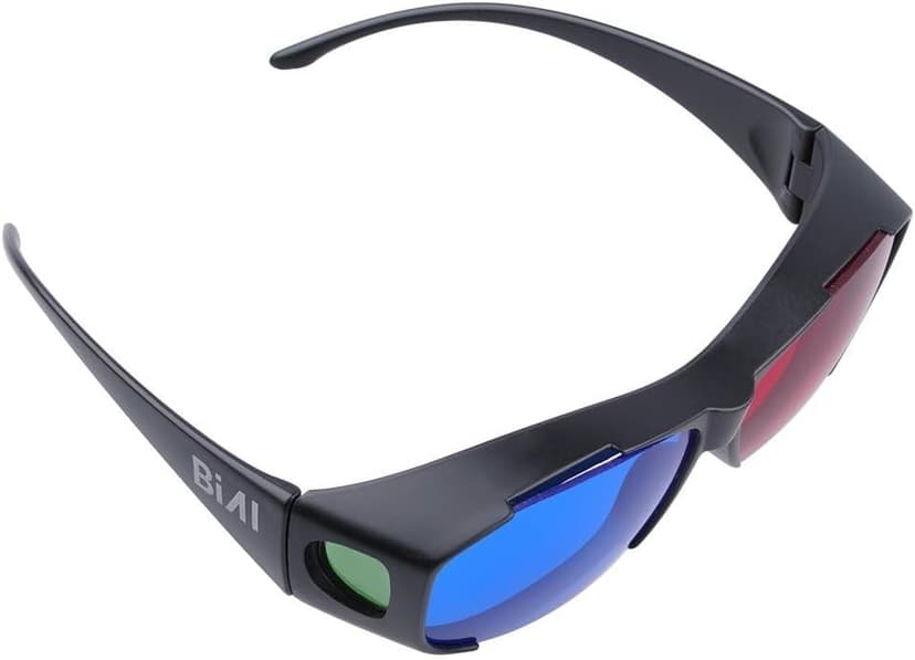 BIAL Red-blue 3D Glasses/Cyan Anaglyph Simple style 3D Glasses 3D movie game-Extra Upgrade Style