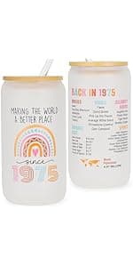 60th Birthday Gifts for Women Men - 1965 60th Birthday Decorations Gifts Ideas for Her Him - 60 Year Old Birthday Gift for Men Women Turning 60 Gift Ideas - 20oz Stainless Steel Tumbler