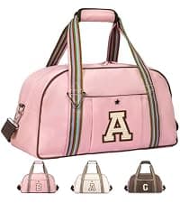 Girl Gifts, Kids Overnight Bag, Birthday Gifts for Women Daughter Sister Friends 8 9 10 11 12 13 14 15 16 17 18 Year Old Girl Duffle Bag Teen Girl Gifts Trendy Stuff Initial Travel Weekender Dance Bag B0DT6QHCXW