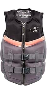 Jetpilot Women’s Lifevest. Armada Neoprene Coast Guard Approved Life Jacket PFD
