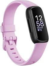 Fitbit Inspire 3 Fitness Tracker – Advanced Health Insights with Stress Management, Workout Intensity & Sleep Tracking, 24/7 Heart Rate, Includes Small and Large Classic Bands (Lilac Bliss/Black)