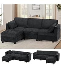Upholstered Chaise Lounge with Right Armrest & Lumbar Pillow,Button Tufted Lounge Sofa with Storage,Lounge Chair Indoor,Modern Velvet Lounge Chair for Bedroom, Living Room and Office,Blue