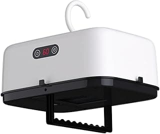 Portable Electric Clothes Dryer, Foldable Baby Garment Drying Rack with 3 Speed Settings, Travel-Friendly Hanging Wardrobe Dryer with Digital Display