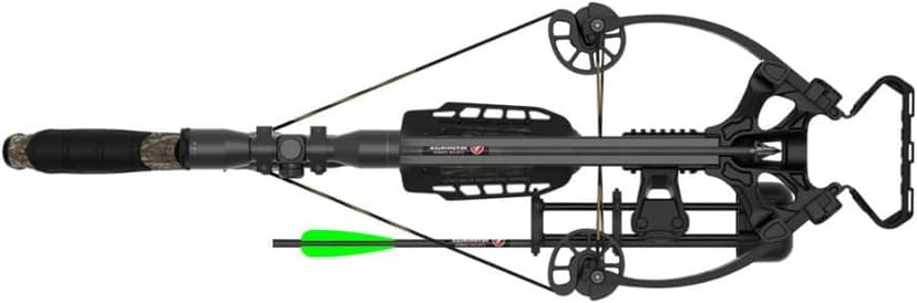Barnett Whitetail Hunter Crossbow, with 4x32mm Multi-Reticle Scope, 2 Arrows, Lightweight Quiver