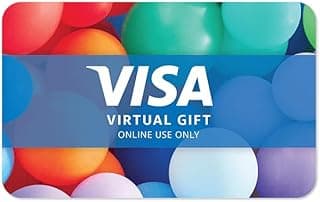 $100 (plus $5.95 Purchase Fee) - For Online Use Only Visa Virtual eGift Card B0DG8FDNBK
