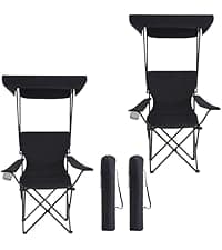 Zero Gravity Chair Oversized Padded Recliner with Adjustable Headrest & Cup Holder - 600D Oxford Folding Lounge Chair for Outdoor Camping, Patio, Poolside (Brown & Blue)