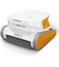 Hydro3 Robotic Pool Cleaner, 150W Cordless Pool Vacuum for Inground/upground Pool Max 861-1070 sq.ft, 200mins Runtime, 2xBrushless-Motor, 4.1L Filter Basket, Wall Climbing/Waterline Clean