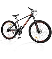 24/26 Inch Mountain Bike for Women & Girls, Twist Shifter, Dual Disc Brakes, Lockout Fork, 2.35" All Terrain Tires, Low Step Steel Frame, 85% Pre-Assembled