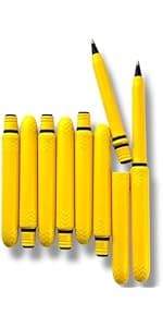 The USA Made Pocket Pen – 8 Pack – compact, affordable, lightweight, EDC black ink ballpoint pen – waterproof and floats – carries small, writes big (Flat Dark Earth)