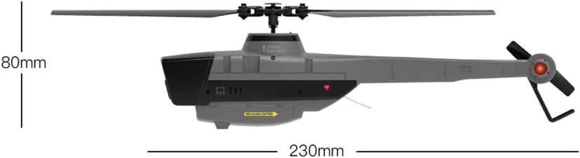 C128 Scout Drone with 1080P Camera, Military Remote Control Helicopter, 2.4G Aerial Vehicle Reconnaissance, Take Off/Landing, 6-Axis Gyro