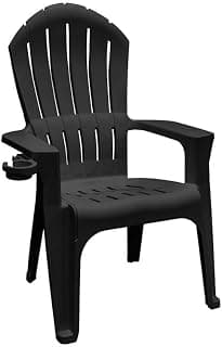 Big Easy Black Resin Adirondack Chair by Adams
